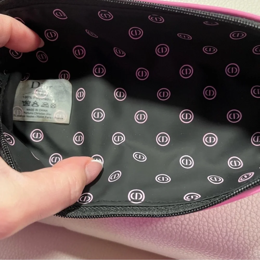Dior Pink Women's Cosmetic Bag - Picture 11 of 12